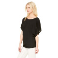 Ladies' Flowy Draped Sleeve Dolman T-Shirt
