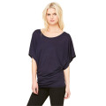 Ladies' Flowy Draped Sleeve Dolman T-Shirt