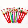 Christmas Santa Claus Umbrella Fimo Ballpoint Ink Pen