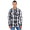 Men's Long-Sleeve Plaid Pattern Woven Shirt