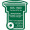 Trash / Recycling Bin Magnet
