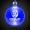 Bottle Cap Blue Light-Up Acrylic Pendant Necklace