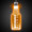 Bottle Amber Light-Up LED Acrylic Pendant Necklace