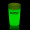 Green 2 oz. Tapered Style Light Up Glow Shot Glass