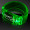 Green Soundsation Light Up Glow LED Bangle Bracelet