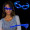 Blue Light Up Glow Flashing LED Glasses