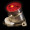 Red Flashing LED Light Up Glow Button