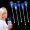 Blue 9" Light Up Cocktail Stirrer