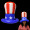 Uncle Sam Inflatable 18" Top Hat