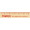 6" Natural Finish Ruler