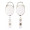 Both Side Plain Oval Carabiner Retractable Badge Reel