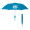 42" Arc Neon Telescopic Folding Umbrella