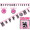 Pink Zebra Birthday Banner