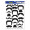 Assorted Peel and Place Mustache Wall Clings - 21 Pack 