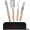 4-Piece Bamboo BBQ Grill Set with Polyester Carry Case