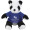 10" Soft Plush Friend- Panda