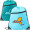 Drawstring Backpack w/ Front Zip Pocket & Earphone (14"x18")