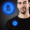 SNOWMAN GLOW BLUE CIRCLE