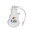 SNOWMAN SHAPED USA MADE ACRYLIC ORNAMENT