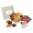 Gourmet Cookie & Brownie Gift Box with Silver & Gold Sleeve