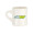 11 oz. Milky White Ceramic Diner Mugs w/ Custom Logo