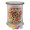 Large Round Glass Jar with Lid-Conversation Hearts Candy