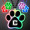 Light Up Paw Print Necklace