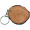 Natural Wood with Rings Keyring