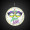 Mardi Gras Mask Plastic Medallions - 2 1/2"