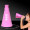 9" Pink Plastic Megaphones