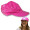 Neon Pink Vinyl Newsboy Hat
