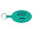 Large Oval Flexible Key Tag