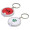Round Simple Touch LED Key Chain