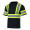 Hi Vis Reflective Two Tone Mesh Safety Work Shirt w/ Pocket