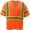 Hi Viz Class 3 Reflective Tape Mesh Safety Zip Pocket Vest