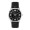 43MM STEEL SILVER CASE, 3 HAND MVMT, BLACK DIAL, D...