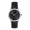 20MM METAL MATTE SILVER CASE, 3 HAND MVMT, BLACK D...