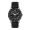 43.5MM STEEL MATTE SILVER CASE, 3 HAND MVMT, BLACK...