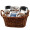 Gift basket with coffee, tea and mugs