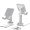Adjustable, extendable and Foldable Tablet Stand and Cell Ph