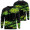 75D Fluorescent Digital Print Men's Long Sleeve T-Shirt