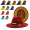 Leopard Colorblock Felt Fedora Panama Hat