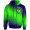 Full Color Fluorescent Digital Print Men's Pullover Hoodie