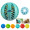 Nontoxic Bite Resistant Teething Toys Ball