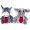 7" Reversible Donkey/Elephant with ties & one color imprints
