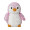 6" Pom Penguin- Pink
