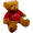 12" Tan Peter Bear  with t-shirt and one color imprint