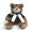 12" Brown Aviator Bear