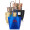 New Castle Non-woven Metallic Tote Bags