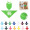 Polyeser Triangle Washable Solid Pet Bandana